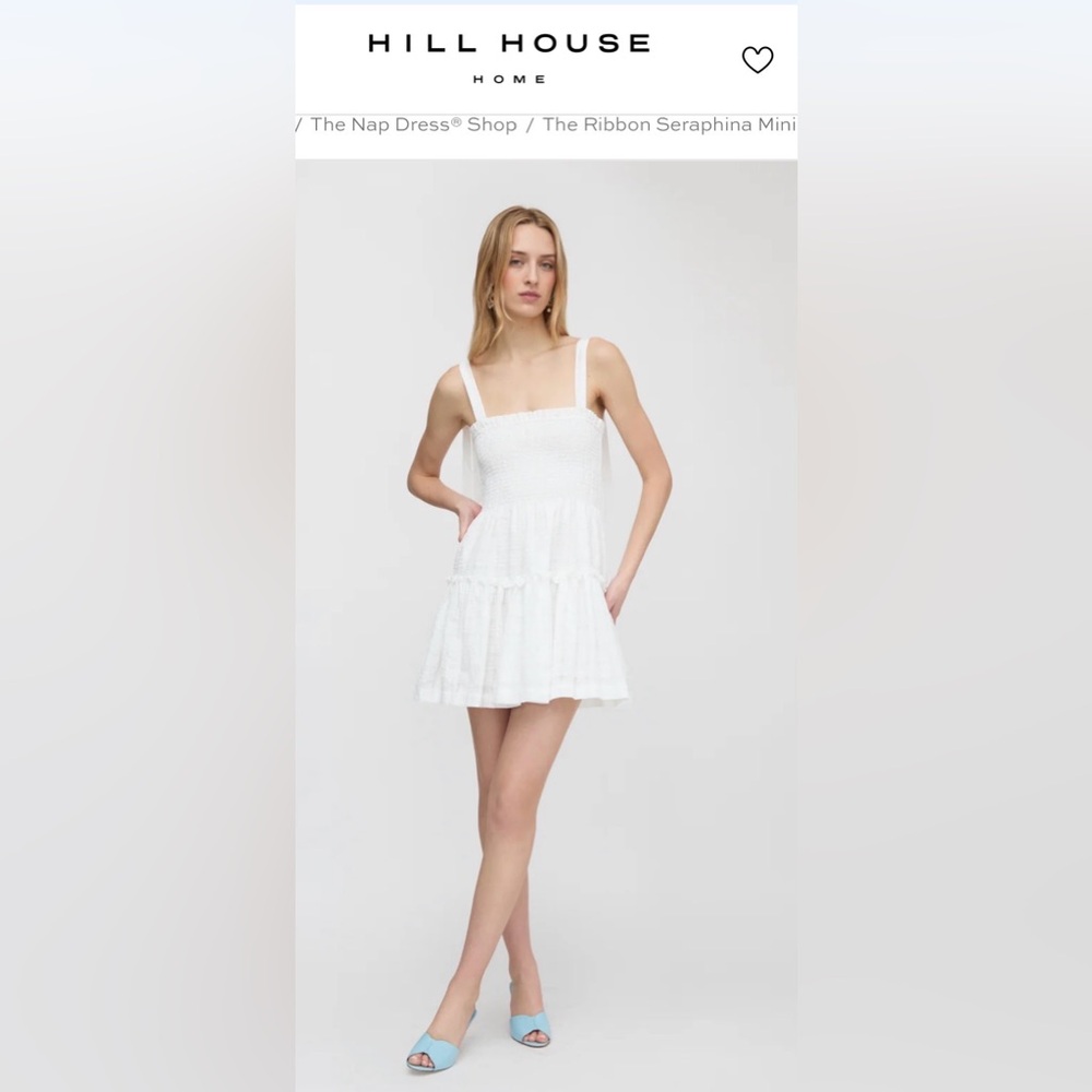Hill House “The Ribbon Seraphina Mini Nap Dress”
